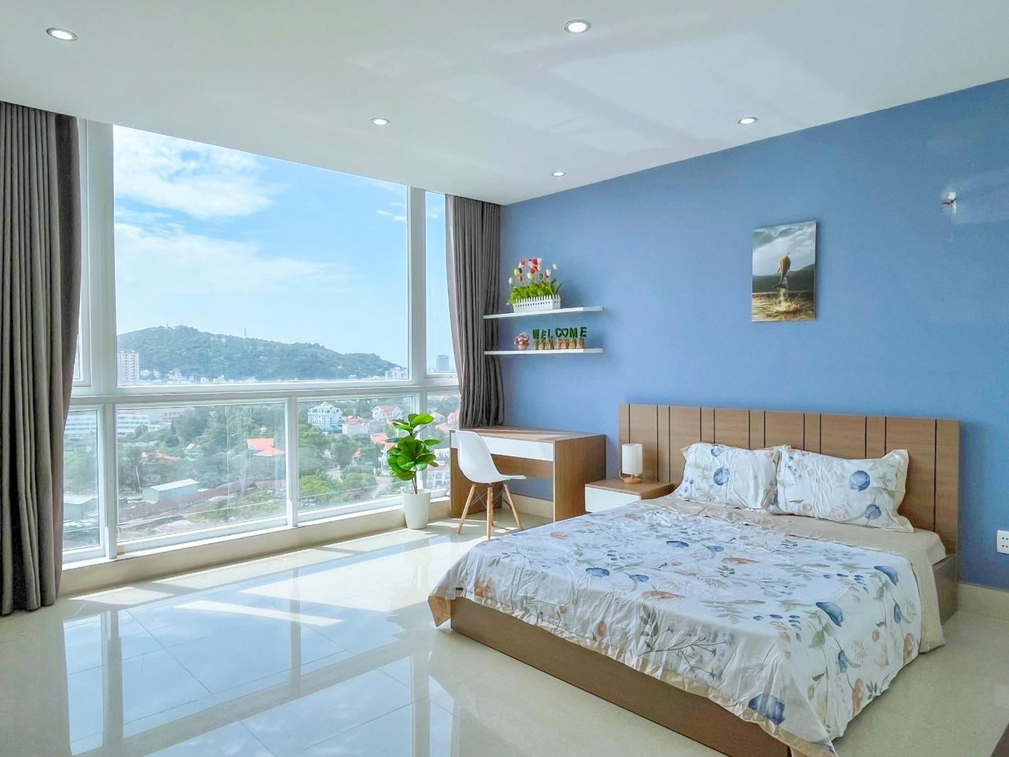 Can Ho Oasky,3 Phong View Dep Nhin Ra Bien,Nui Va Ho Bau Sen Vung Tau Exterior photo