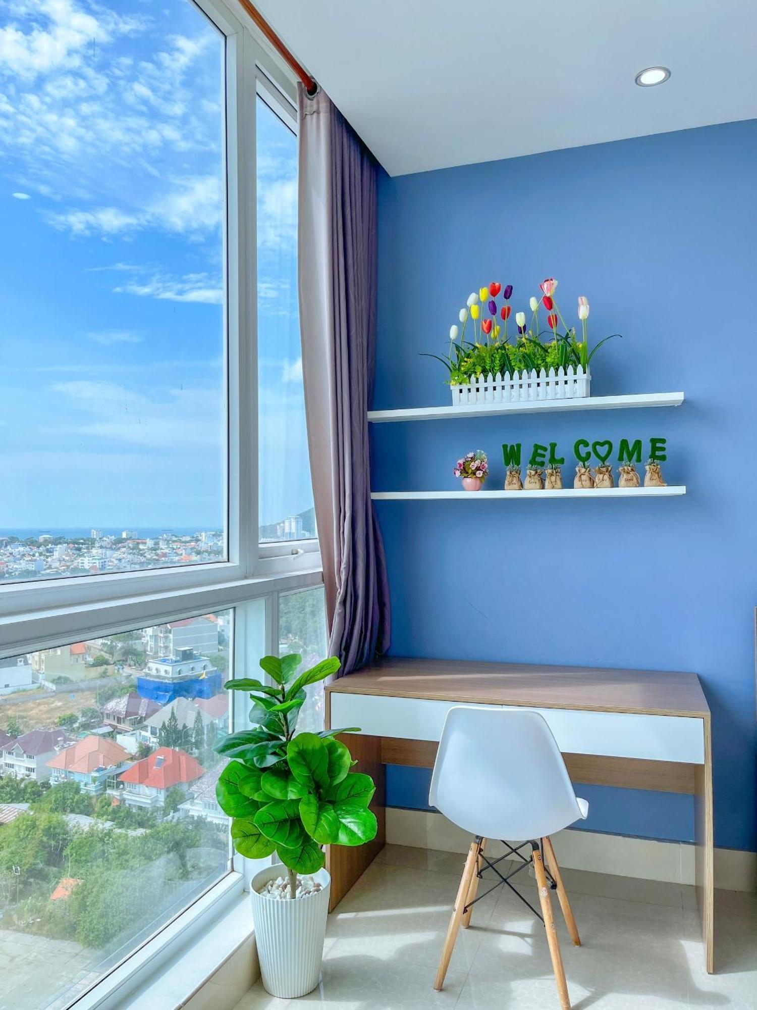 Can Ho Oasky,3 Phong View Dep Nhin Ra Bien,Nui Va Ho Bau Sen Vung Tau Exterior photo